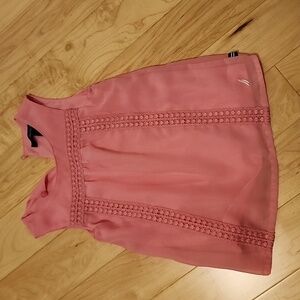 Nautical pink sleeveless shirt 2T